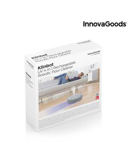 4-i-1 genopladelig robot gulvmoppe med UV-desinfektion og luftfugter - luftfrisker Klinbot InnovaGoods