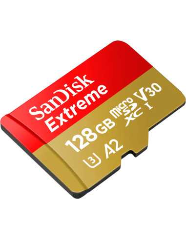 SANDISK MicroSDXC Extreme 128GB 160/90MB/s A2...