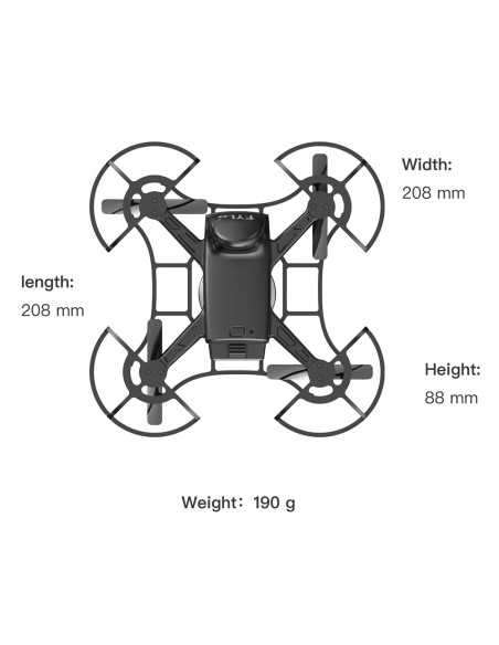 Fylo EDU - LED Drone lysshow kit og dronesværm sæt med 10 programmerbare droner