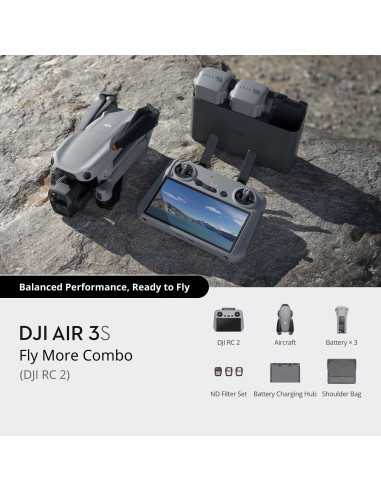 DJI Air 3S Fly More Combo (DJI RC 2) + GRATIS 2...