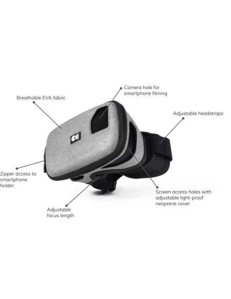 DroneMask 2 FPV briller - FPV oplevelse til kamera droner