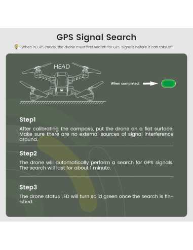 Holy Stone HS440D GPS mini drone med 4K +...