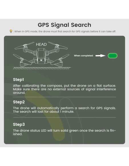 Holy Stone HS440D GPS mini drone med 4K + Gratis 2 stk. valgfri bøger