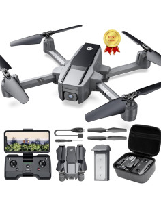 Holy Stone HS440D GPS mini drone med 4K + Gratis 2 stk....
