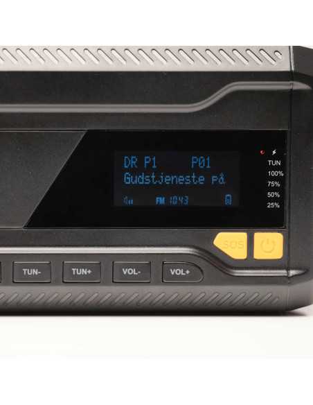 Denver SCD-2033 nødradio med solceller