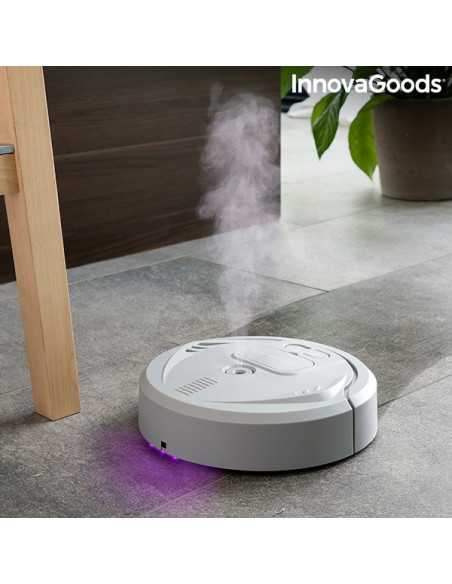 4-i-1 genopladelig robot gulvmoppe med UV-desinfektion og luftfugter - luftfrisker Klinbot InnovaGoods