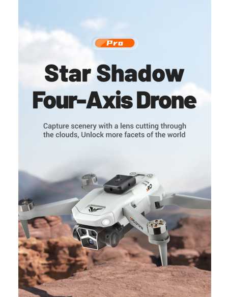 JJRC™ H115 Pro Star Shadow Fly More Combo (Grey) + Gratis 2 valgfri gaver